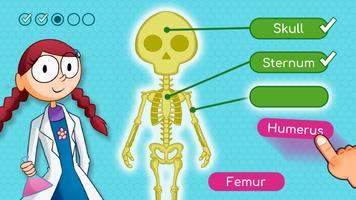Human body adventure for kids الملصق