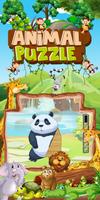 پوستر Animal Puzzle Games for kids | Free offline game