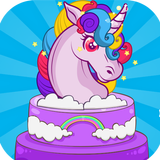 Unicorn Rainbow Cup Cake - Kids Cooking Game APK
