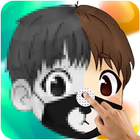 Kpop Chibi BTS Army Pixel Art  icon