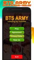 Kpop Chibi BTS Army Pixel Art - Coloring By Number постер