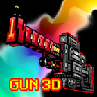 Pixel Art Gun 3D - Color By Nu Zeichen