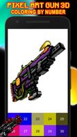 Pixel Art Gun 3D - Color By Nu скриншот 2