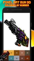 Pixel Art Gun 3D - Color By Nu скриншот 3
