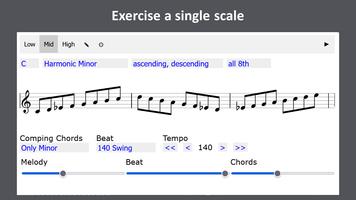 Jazz Scales Trainer capture d'écran 1