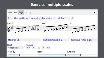 Jazz Scales Trainer capture d'écran 2