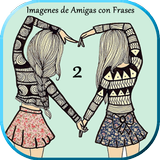 Imagenes de Amigas con Frases  icono