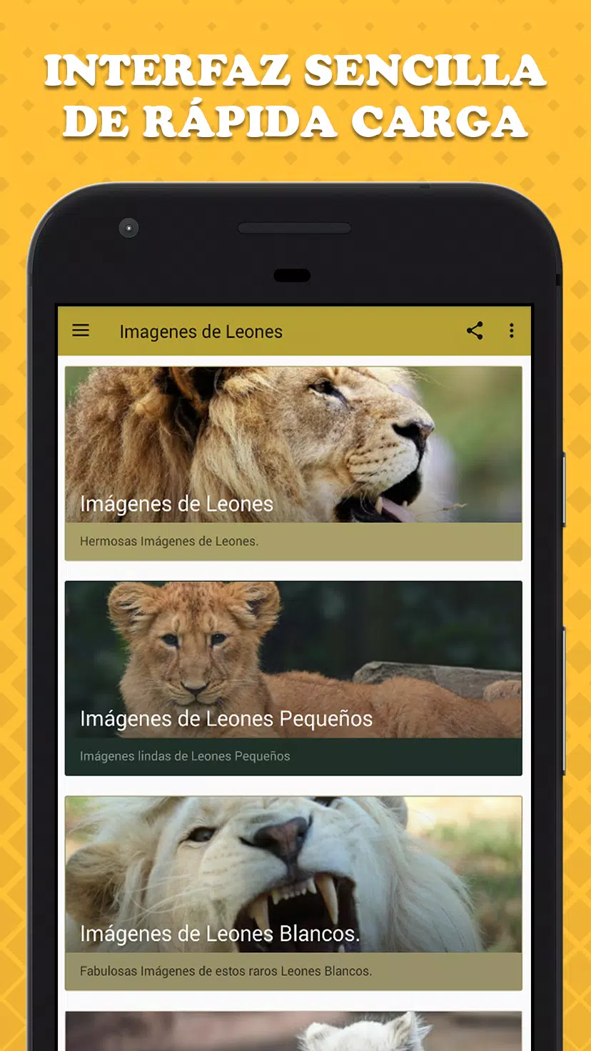 Cómo ver los animales 3D de Google en iPhone y Android: leones