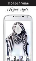 Monochrome OOTD Hijab Style-poster