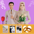 Hijab Wedding Couple Bridal Dr أيقونة