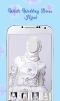 White Wedding Dress Hijab captura de pantalla 2