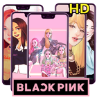 Blackpink Cartoon Wallpaper ikona