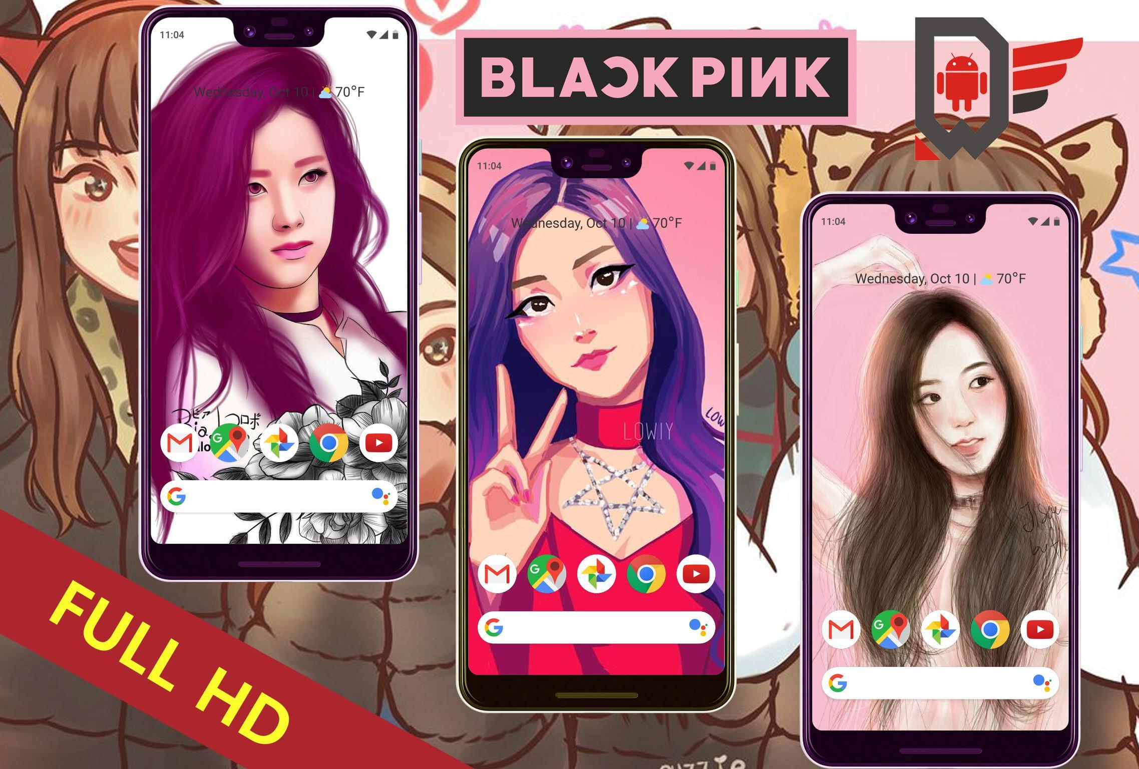  Unduh  8000 Wallpaper  Blackpink  Cartoon Terbaru Wallpaper  