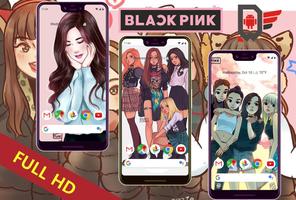 Blackpink Cartoon Wallpaper screenshot 1