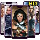Female Superheroes Wallpaper HD-icoon