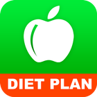Diet plan weight loss icon