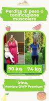 2 Schermata DWP Fitness - Dieta & Sport