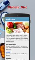 Diabetic diet poster