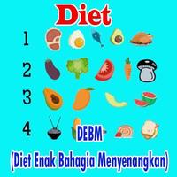 Diet Cepat Kurus Ala DEBM الملصق