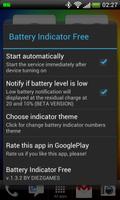 Battery Indicator Free captura de pantalla 3