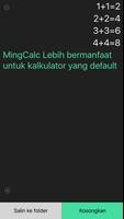 Kalkulator - MingCalc calculat screenshot 1