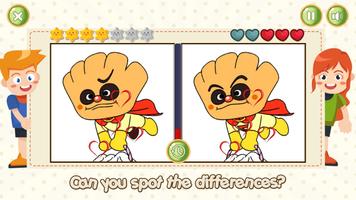 Find Differences Cute Cartoon скриншот 1