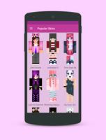 New Girl Skins for Minecraft plakat