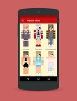 Minecraft Skins for Girls Cool تصوير الشاشة 2