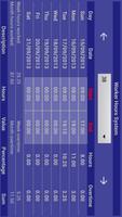 Working hours time card Cartaz