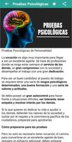 3 Schermata Pruebas Psicológicas