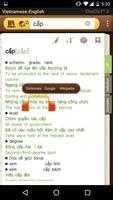English–Vietnamese dictionary capture d'écran 3