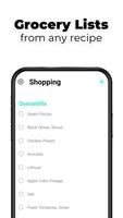 hungrr : Recipe Maker, Meal Planner & Grocery List imagem de tela 1