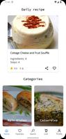 Poster Recipes with cottage cheese