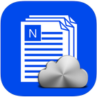 Notepad and Notes with sync ícone