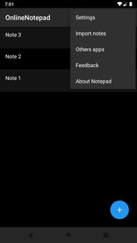 Notepad and Notes with cloud sync screenshot 1