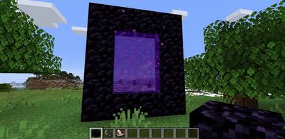 Dimension Portal Mod for MCPE ảnh chụp màn hình 2