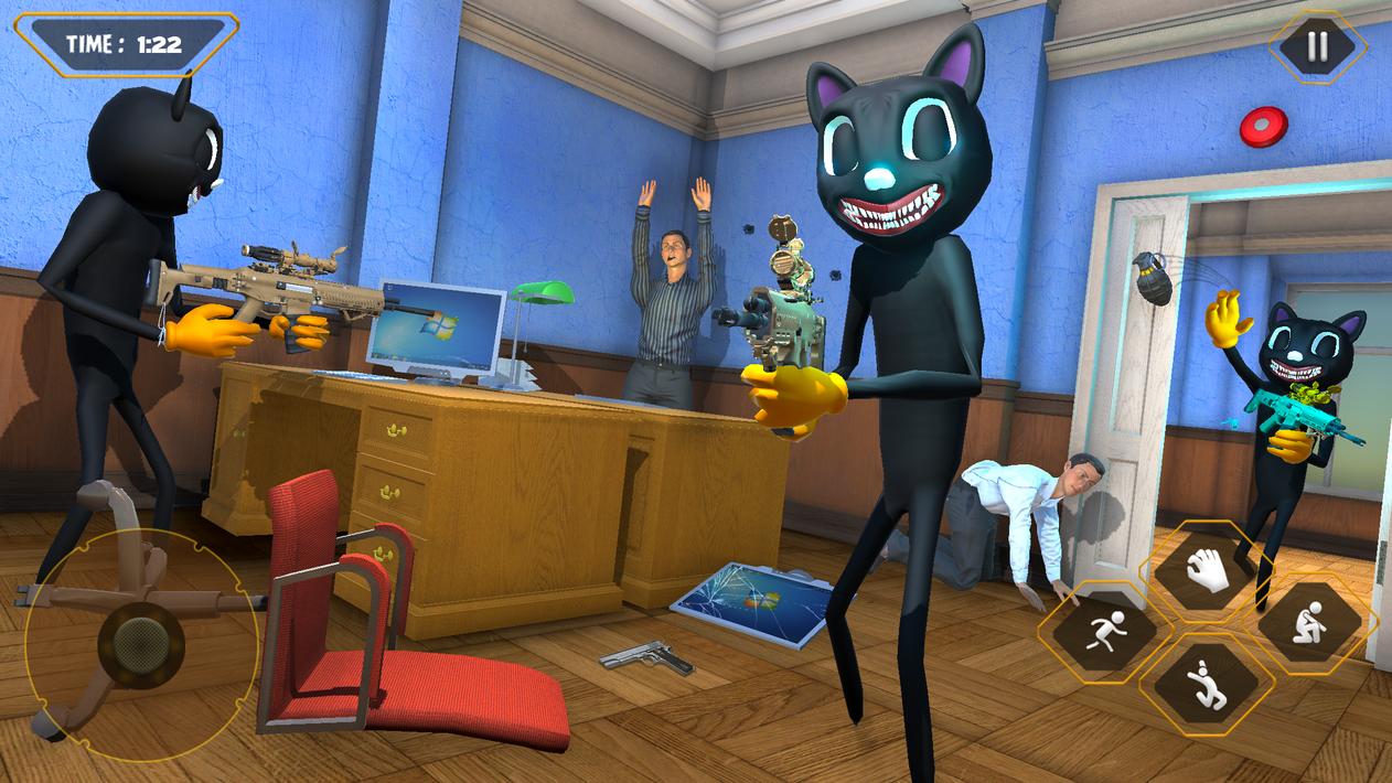 Cartoon Cat Scary Evil Crime Horror Gangster Cat for Android APK