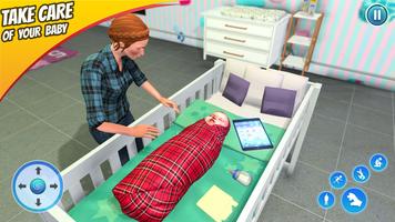 Pregnant Mom Simulator : Virtual Pregnancy Game 3D imagem de tela 2