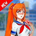 Anime Girl 3D: Japanese High School Life Simulator أيقونة