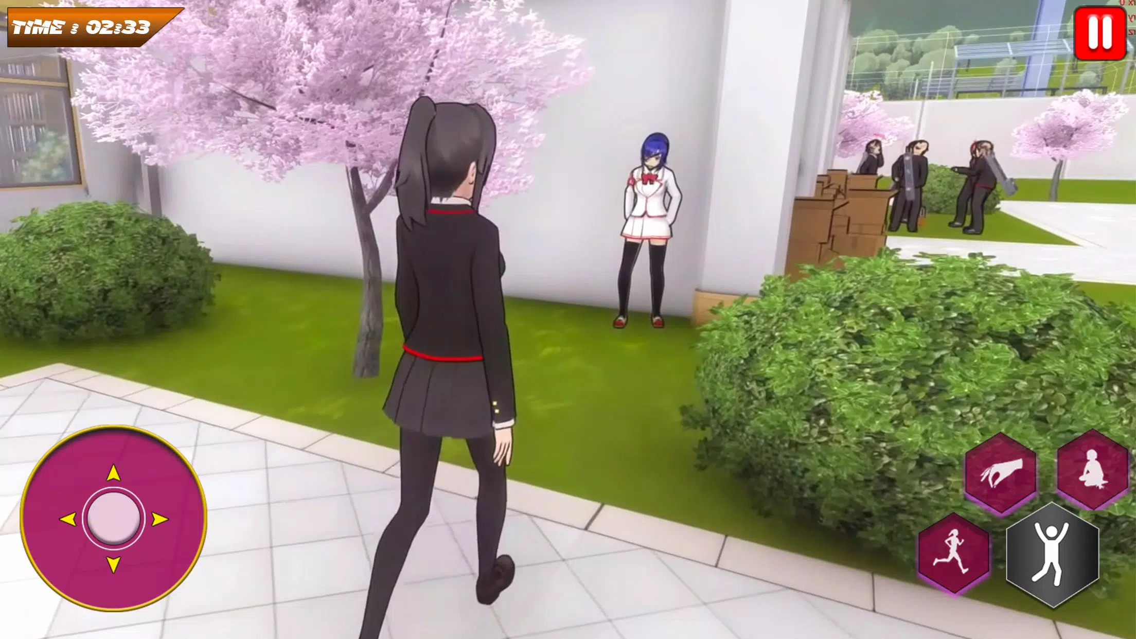 Download do APK de Anime Girl 3D: Japanese High School Life Simulator para  Android