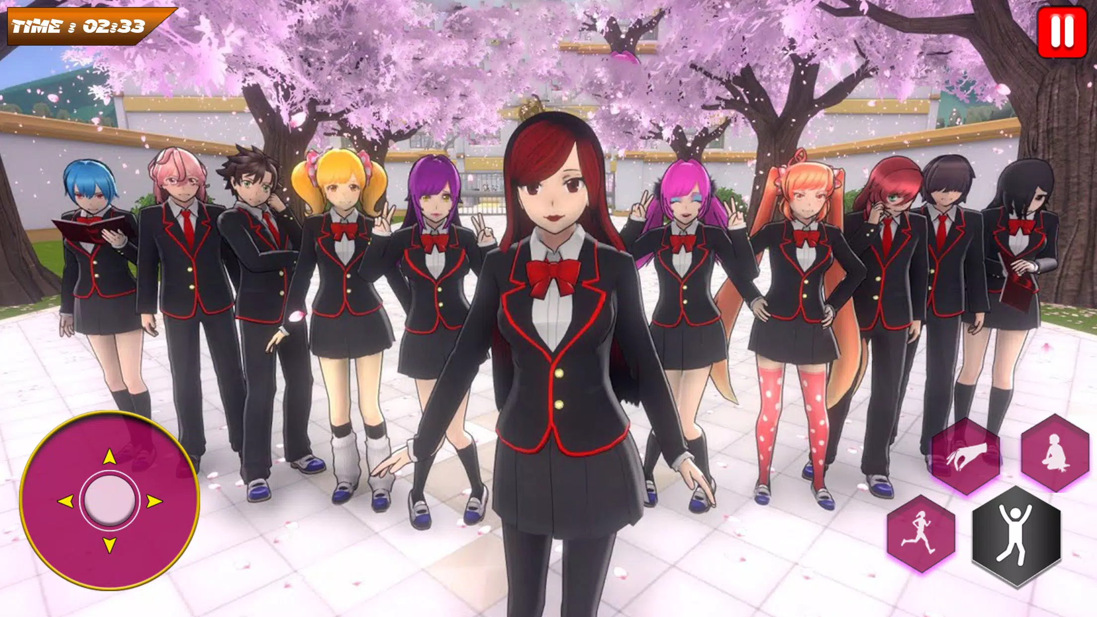 Download do APK de Luta Meninas Anime High School para Android