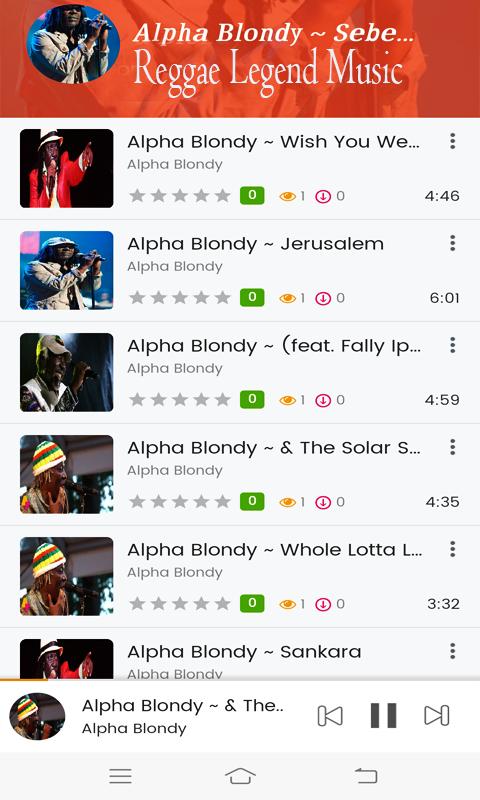 Alpha Blondy - Sebe Allah Mp3 for Android - APK Download