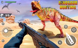 Dino Hunting Gun Games Offline 포스터