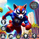 Raccoon Hero: Spider Battle icon