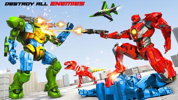 Army Dino Robot Car Games 3D imagem de tela 3