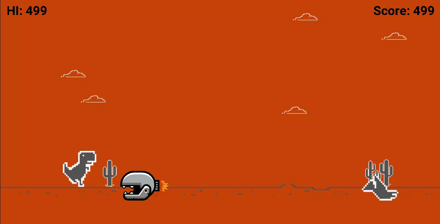 Chrome Dinosaur Game: Offline Dino Run & Jumping