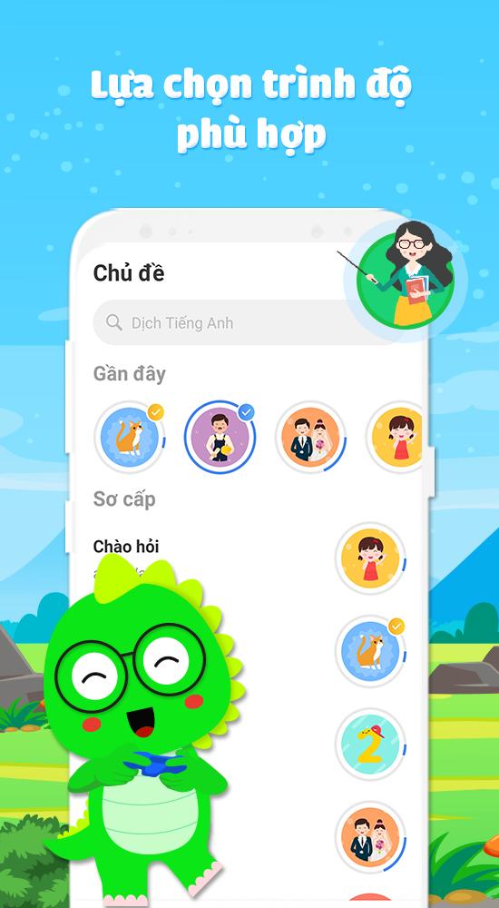 Tải Xuống Apk Học Tiếng Anh Cùng Dino Cho Android