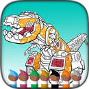 Lukisan Robot Dino Gemerlapan APK