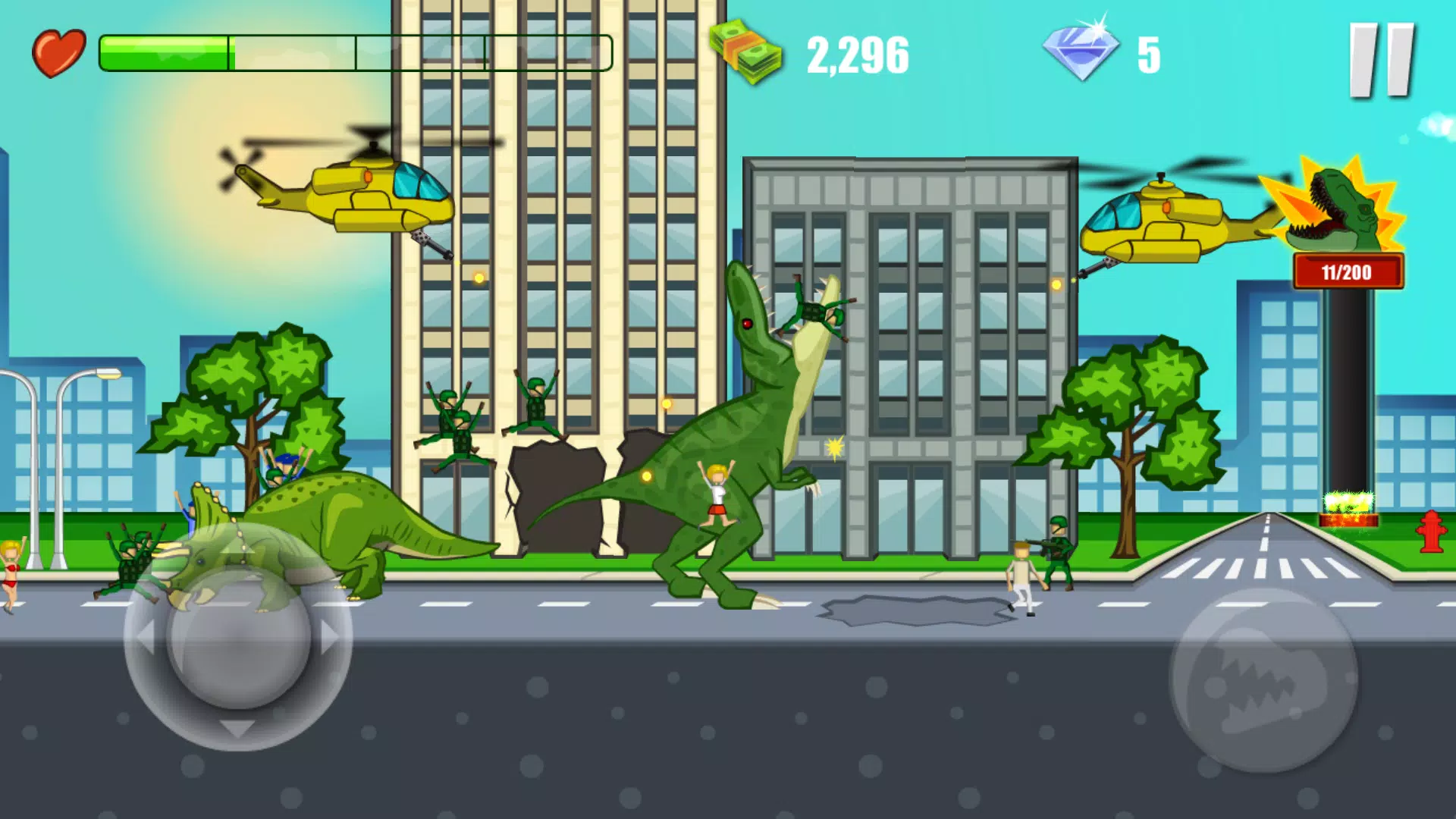 Download do APK de Dinossauro Jogos: Rampage para Android