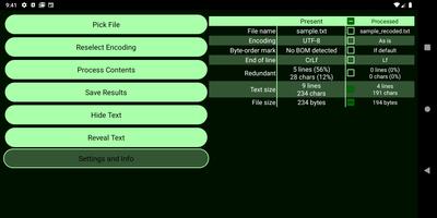 Total Recode (text processing  syot layar 1